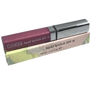 CLINIQUE Liquid Lipstick SPF 15 in PINK SUGAR - HTF Rare NIB